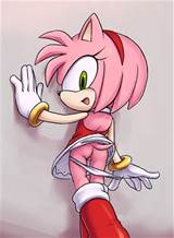 amy_rose anus ass blush boots cum furry gloves green_eyes hairband ...