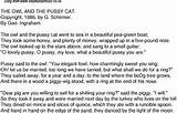 American Old Time Song Lyrics: 36 The Owl And The Pussy Cat