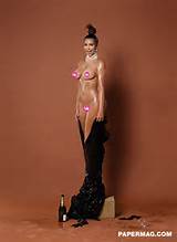 Kim Kardashian Poses Completely Full-Frontal Nude for Paper Magazine ...