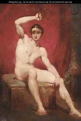 male nude study William Etty