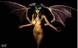 ... navel nipples nude pussy sexy uncensored vagina vampire_(game) wings