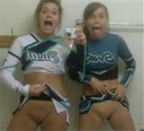 crazy cheerleaders teens in a incredible self shot picture