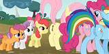 ... little_pony pinkie_pie pussy rainbow_dash scootaloo sweetie_belle tail