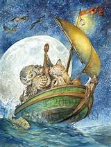 the owl and the pussy cat went to sea in a beautiful pea green boat