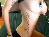 Havoc Hailey enjoys showing off her tatts on the internet