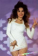 Gloria Trevi White Dress