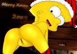 ass christmas lisa_simpson pussy the_simpsons xibe xibe_(artist)