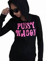Pussy Wagon Kill Bill Uma Thurman DIY Slim Fit Hoodie Jacket Top Shirt