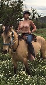 Chelsea Handler Topless On Horse