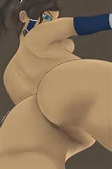 ... tubes hairless_pussy kidkaz korra looking_back nude ponytail pussy