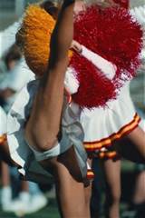 Upskirt cheerleader creep via @blugrazz