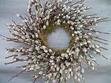 natural pussy willow wreath. $35.00, via Etsy.