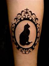 Black Cat Tattoo Designs