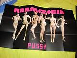 Foto der Beilage des neuen Rammstein-Songs Pussy, welches die ...