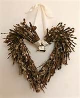 Pussy Willow Heart Wreath