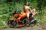 ... nude, pornstar, bike, kawasaki, forest, boobs, pussy, legs wallpaper