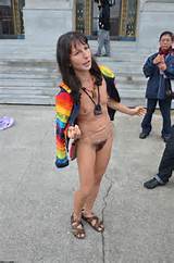 Gypsy Taub protests nudity ban at San Francisco City Hall 8207530215 o ...