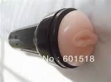 Black Flashlight Vibrating Pussy Casing Real Feel Material Sexual ...