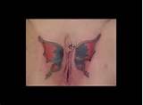 Pussy Tattoo Butterfly 009