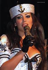Kim Kardashian performing with the Pussycat Dolls.