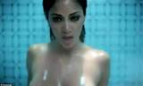 Glistening: A naked Nicole emerges from the bath and declines to wrap ...