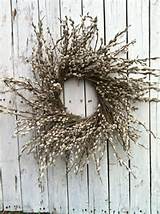 Pussy Willow Wreath Spring Wreath for Door by marigoldsdesigns, $28.00