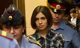 Nadezhda Tolokonnikova in Moscow Tagansky District Court, Russian ...