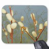 Pussy Willow Fantasy Plant Mousepad