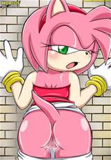 amy_rose ass hairless_pussy mobius_unleashed pussy pussy_juice sonic ...