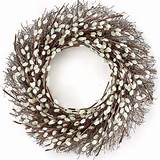Pussy Willow Wreath - Furniture, Home Decor & Home Furnishings, Home ...