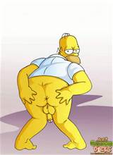 Homer Simpson Gay Dude