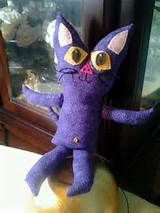 Purple Prissy Pussy Cat Doll Ooak handmade kitty cat by AmySueZ, $24 ...