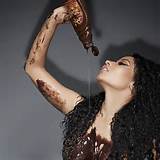 Nicki Minaj Topless In Chocolate