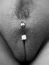 Hot pussy piercing closeup