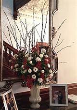 Vase Arrangement - Lisianthus, berries, berch, Pussy Willow ...