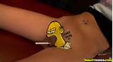 homer simpson tattoo pussy