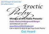 Spit Your Erotic Poetry- The Underground Bang