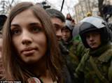 tough in Moscow: Riot police seize Pussy Riot stars as 100 arrested ...