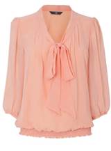 pink pussy bow blouse | Autumnal | Pinterest