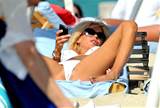 at it see victoria silvstedt in a black bikini showing her crotch ...
