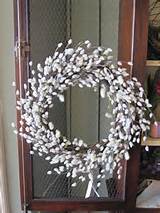 hermann furniture - easter - spring at the door - pussy willow wreath