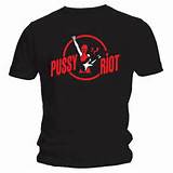 Official Pussy Riot mens t-shirt - black
