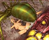 Elf girl vs Giant Spider by Rosselito