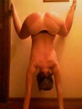 Pussy poppin on a head stand. She a one of a kind YaDig (And I Luv It ...