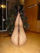 Long Legs Up Christmas Tree Pussy Nude Female Photo