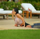 Kim Kardashian See-Through Wet T-Shirt And Bikini Candids In Mexico ...