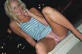 Dress Riding Up Upskirt Panty Peek Blonde