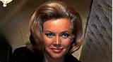 Honor Blackman playing Pussy Galore