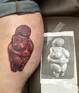 ... Willendorf portrait done by John B. at Pussykat Tattoos in Las Vegas