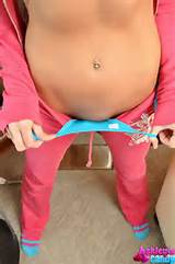ashleys candy showing her shaved pussy in her blue thong